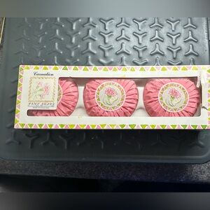 Carnation Pink Soap Trio